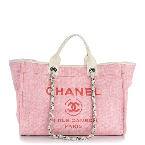 pink chanel totes|chanel canvas tote handbags.